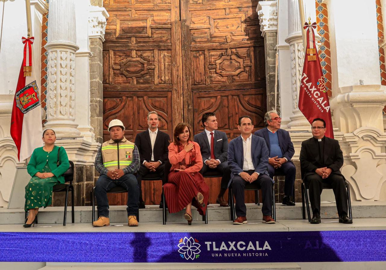 Tlaxcala resplandece; presenta gobernadora avances del Programa Nacional de Reconstrucción